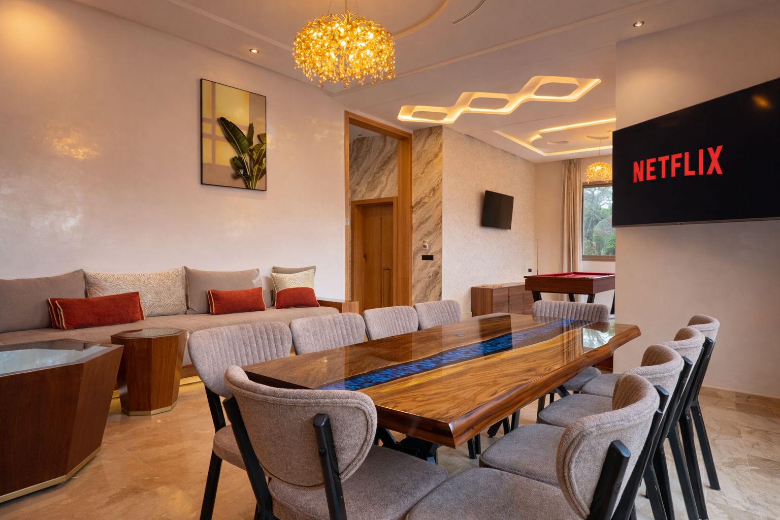 Dinner area